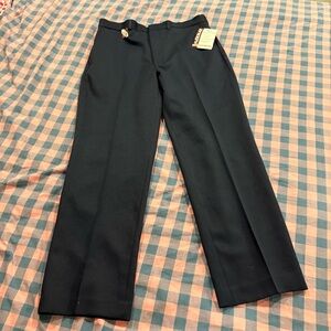 Men’s NWT Navy Flexslax Blue Pants Trousers Slacks - Size 36 x 30